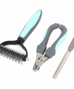 Pet Grooming Tools Dematting Rake Comb Nail Clipper Nail Filer