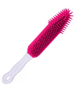 Pet Hair, Lint Removal Silicon Brush for Furniture & Other Surfaces - Pink