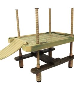 Pet Hobby Reptile Turtle Aquarium Ramp Ladder For Turtle Tank Ornament-41cm