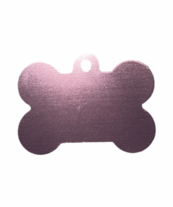 Pet ID Tag Blank For Dog/Cat Name Phone Number ID Tag Bone Shape-Small - Light