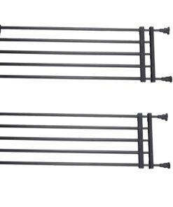 Pet Indoor Adjustable Freestanding Dog Gate Barrier Set of 2 - M