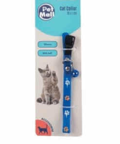 Pet Mall - Cat Collar - Silicone - Pink/Red/Blue - Blue