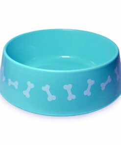 Pet Mall - Dog Or Cat Bowl - Pet Accessories - Large - 25cm - Blue, White
