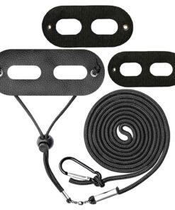 Pet Multi Size Adjustable Nylon Bearded Dragon Reptile Harness Set of 4