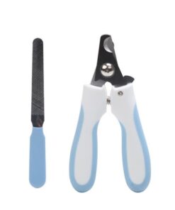 Pet Nail Clipper Animal Claws Scissor Cut Set Razor Nail Trimmers Kit - Blue