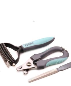 Pet Nail Clippers, Pet Combs, Three-Piece Nail Sharpening Tools