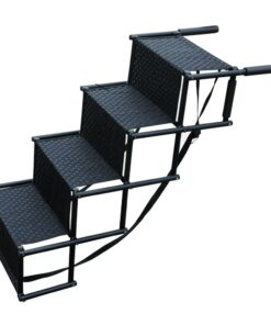 Pet Non-Slip Portable Folding 4 Step Car Stair For Large Dogs - 101cm