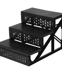Pet Portable Folding 3 Step Staircase for Dogs & Cats (45cm)