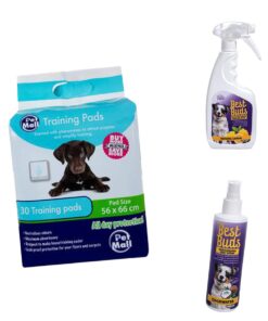 Pet Puppy Training Pads Essentials Bundle & Deodorising + Stain Removal!