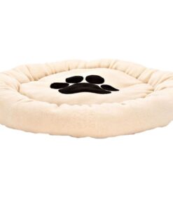 Pet Round Bed Fleece (59cm Diameter) - White