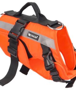 Pet Safety Swimming Vest Life Jacket Harness with Pull Out Handle - XL