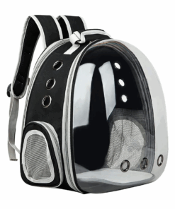 Pet Space Capsule Carrying Backpack - Black