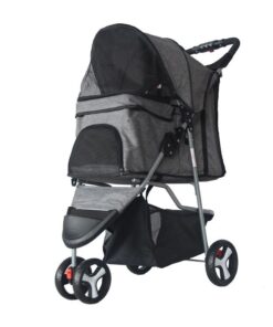 Pet Stroller Durable and Lightweight Grey
