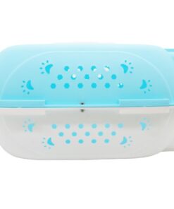 Pet Travel Carrier Box - Animal Carrier - Blue