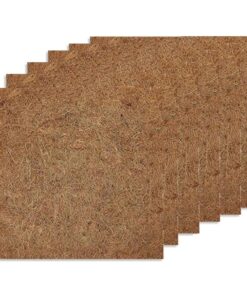 Pet Washable Thick Wood Chicken Nesting Pad Set (33cm)of 6