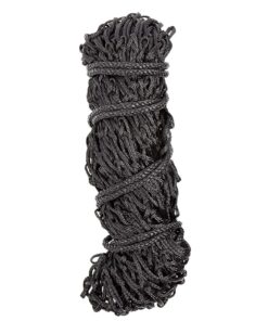 Pet Waste Reducing Horse Equestrian Nylon Hanging Slow Mesh Hay Feeder - Black