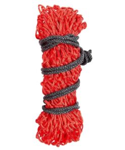 Pet Waste Reducing Horse Equestrian Nylon Hanging Slow Mesh Hay Feeder - Red