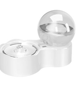 Pet Water Fountain 2.3L Pet Fountain Super Quiet Automatic Pure Crystal