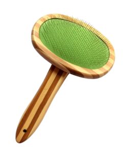 Pet Wooden Handle Comb Dog Cat Cleaning Massage Brush