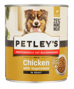 Petley's Dog Food In Gravy Rich In Chicken With Vegetables (6 cans x 775g)
