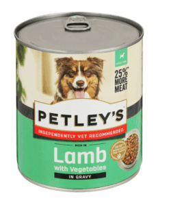 Petley's Dog Food In Gravy Rich In Lamb With Vegetables (6 cans x 775g)