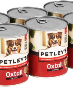 Petley's Dog Food Oxtail and Gravy- 6 tins x 775g