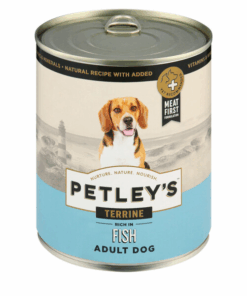 Petley's Dog Food Terrine Rich in Fish Adult Wet Dog Food (6 cans x 775g)