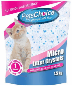 Pets Choice - Silica Cat Litter Micro Crystals 1.5KG