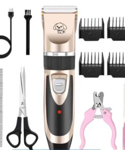 Pets Hair Trimmer Clipper Rechargeable with Grooming Kit