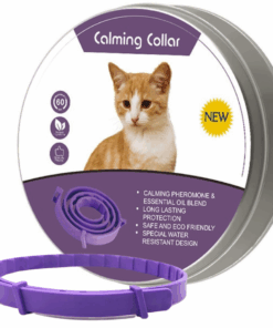 Pheromone Calming Collars for Cats - Anti Anxiety, Calming Effect - Purple