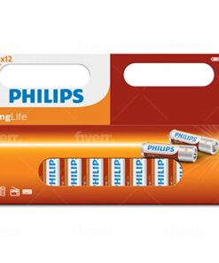 Philips Longlife Zinc AA Batteries 1.5V 12 Pack
