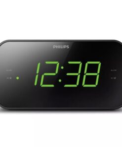 Philips TAR3306 Big Display Clock Radio - Black