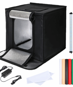 Photo Studio Light Box Softbox Kit Photography Shooting Tent with LED Light