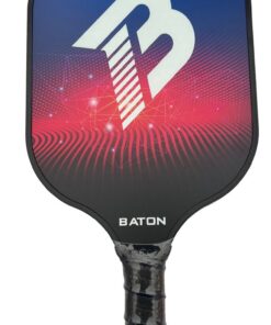Pickleball Paddle Baton Red and Black