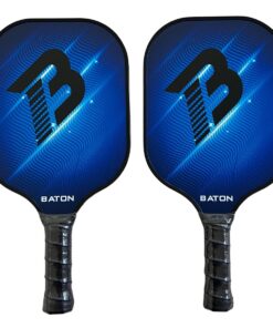 Pickleball Paddle Baton - Set of 2 - Blue and Black