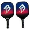 Pickleball Paddle Baton - Set of 2 - Red and Black