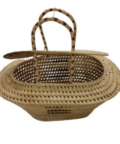 Picnic Basket Hand Woven Picnic Basket With Lid Camping, Storage Box