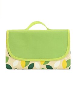 Picnic Blanket Spring Outing Cushion Picnic Beach Mat Waterproof Foldable - Green