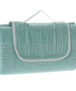 Picnic Blanket with Handle - Foldable Design & Waterproof Lining - Green