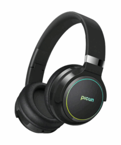 Picun - B2 - Foldable Over Ear Wireless Headphone With RGB Lighting - Black