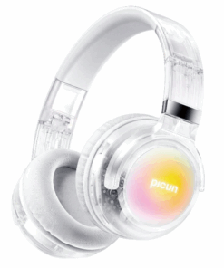 PICUN - B2 - High-Definition Stereo Headphones With RGB Lighting - White