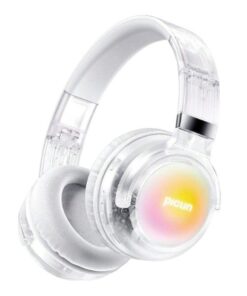 PICUN - B2 - Wireless Headphones With Dynamic RGB Lighting - Crystal White
