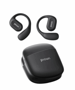 PICUN - H1 - Ultra Low Latency Wireless v5.3 Over-Ear Earbuds - Black
