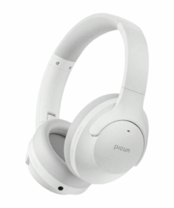 Picun - Hybrid Active Noise Cancelling Headphones With Built-In Mic - White