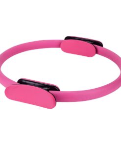 Pilates Ring Resistance Ring Yoga Magic Fitness Circle Bodybuilding Gym - Rose Red