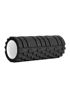 Pilates Yoga Fitness Eva Muscle Massage Foam Roller Column - Black