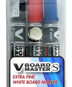 Pilot V Board Master S Extra Slim Whiteboard Markers Wallet Of 3