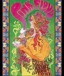 Pink Floyd (Pink Floyd '66) Poster with Black Frame