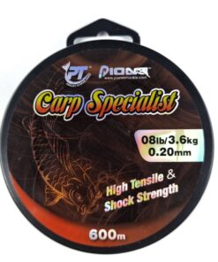 Pioneer Carp Specialist Fishing Line 600m 08LB (BLK)