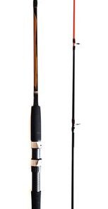 Pioneer Fire E-Glass 6ft 2 Piece Fishing Rod - Orange